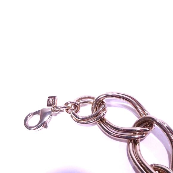 Banana Republic Women's Gold Double Link Chunky Glamour Bracelet NWT 45 - Picture 3 of 7